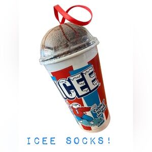 Icee Novelty Socks Mid Calf 2 Pack